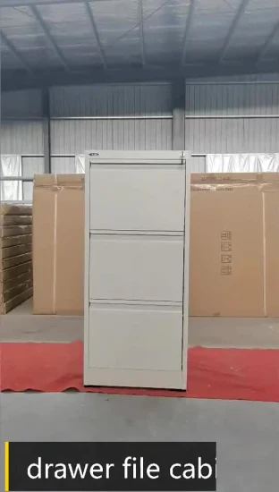 Armoire de classement de placard de bureau à tiroir vertical de stockage de meubles de bureau en métal d'usine de la Chine