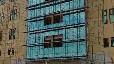 Façade de magasin de mur rideau en verre de structure en aluminium de cadre invisible d'économie d'énergie/cadre unifié/invisible/mur rideau en verre en aluminium de structure
