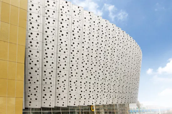 Mur-rideau en aluminium intérieur et externe unifié de taille personnalisée en usine de Guangdong avec des prix compétitifs